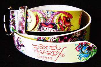 ( Just Inn ) ED HARDY ( By Christian Audigier ) - Stunning Belt with Buckle