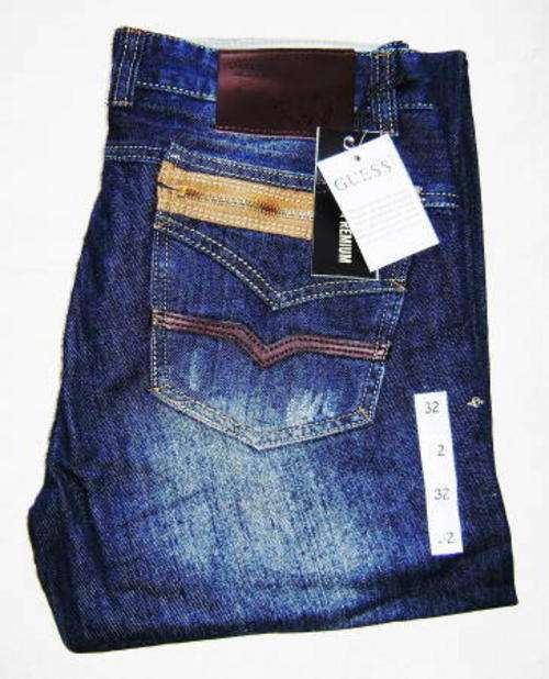 ( Size 28 )( New Style ) Brand New - Mens Blue Guess Jeans