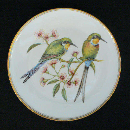 LIZ McMAHON - Heritage Porcelain - South African Artist - Swallow-Tailed Bee-Eater