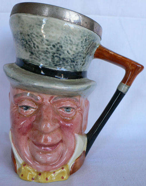 SANDLAND WARE BIG CHARACTER MUG - "MR MICAWBER" - EXCELLENT CONDITION!!!