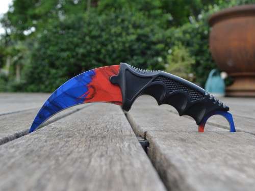 CS:GO Karambit | Marble Fade Fire & Ice (Real Knife)