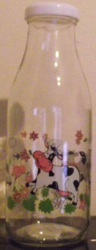 BRAND NEW ADORABLE COW MILK BOTTLE