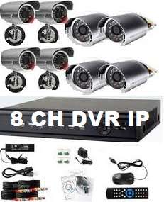 8 Channel CCTV Camera Set - All inclusive DIY