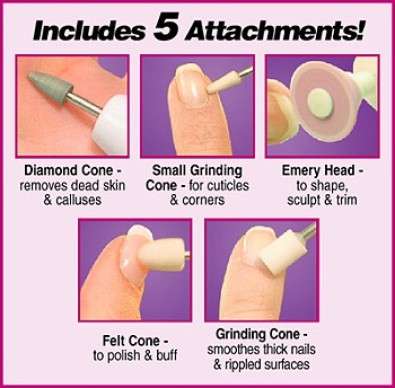 The Salon Shaper - Includes 5 inserts for different pedi jobs