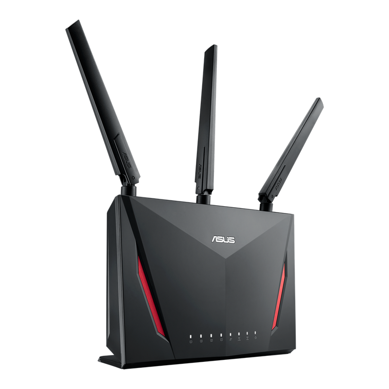 ASUS RT-AC86U AC2900 Dual-Band Wi-Fi Gigabit Fibre-Ready Gaming Router, PS5 Compatible