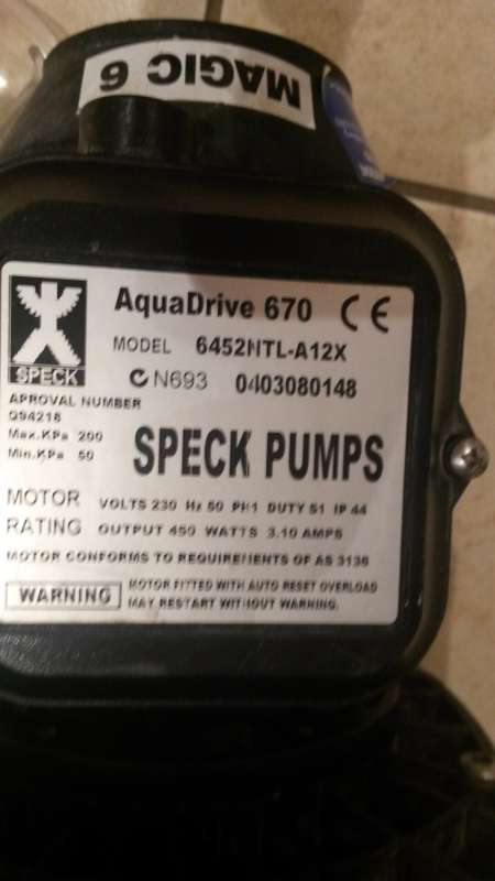 0.45KW Speck Pool pump
