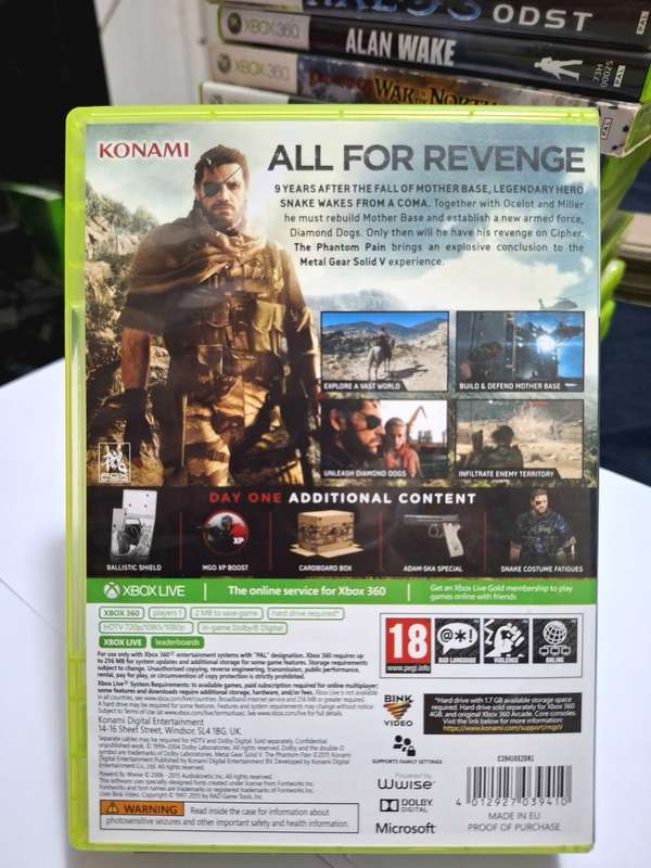 Metal Gear Solid V - The Phantom Pain (XBOX 360)