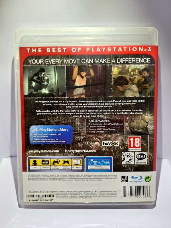 Heavy Rain - Essentials (PS3)