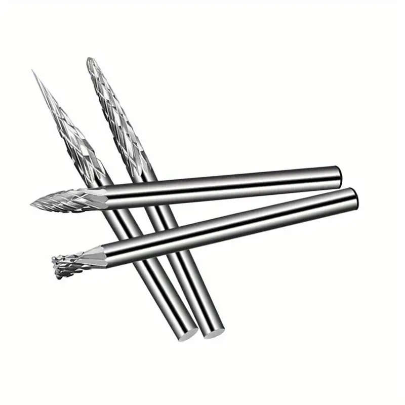 20pcs Rock Carbide Burr Set Compatible With Rotary Tool 2.54/20.32cm Shank Die Grinder Rotary Tool