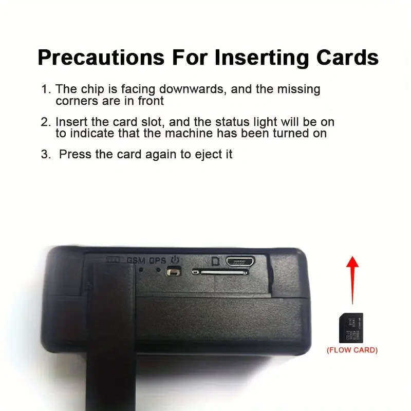Rechargeable GPS Tracker 2000mAh Battery Real-Time Positioning Car GPS Tracker