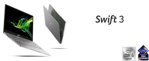 Acer Swift 3  Quad Core - Intel(R) Core(TM)i5-1035G1 8GB 512GB SSD 14 Notebook