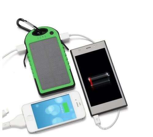 stock price !!!!   5000mah  solar rechargeable power bank