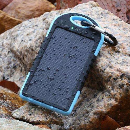 stock price !!!!   5000mah  solar rechargeable power bank