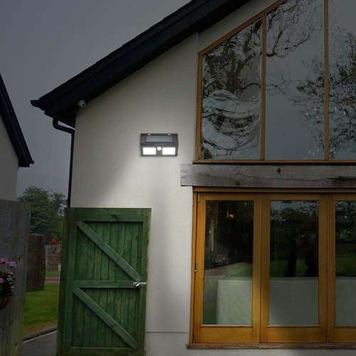 Solar Light LED Solar Panels PIR Motion Sensor Garden Light Wall Lamps