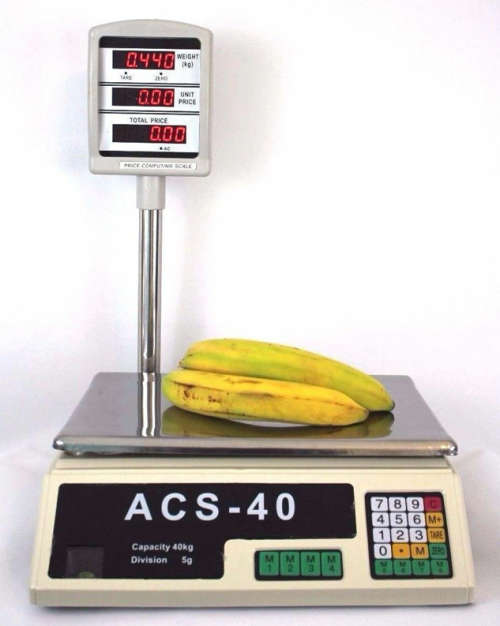 40KG Digital Price Computing Retail Weight Scale Shop Commercial Rechargeable