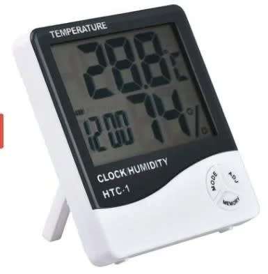Temperature Humidity Meter And Clock