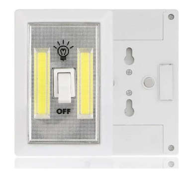 OB LED Wall Switch Wireless Closet Cordless Night Light Battery Operated