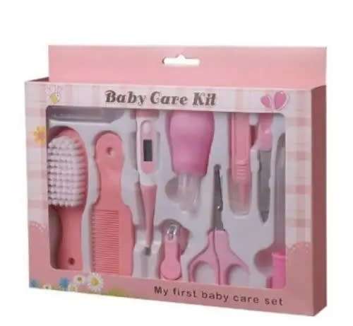 10pcs Baby Care kit (pink)