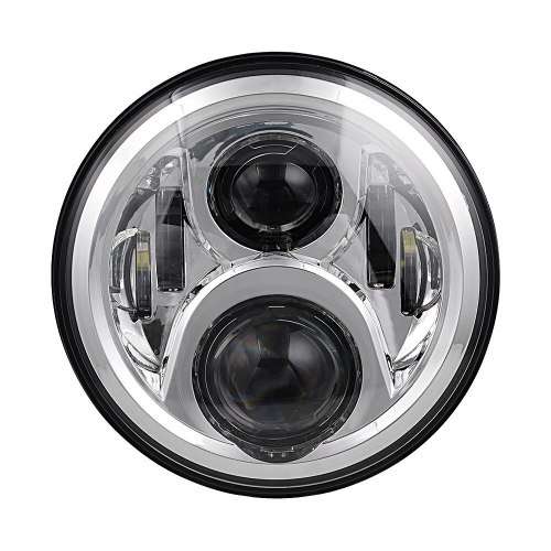 2pcs / pair  LED Projection Headlight Kit for Jeep Applications 7" Led Wrangler led headlights