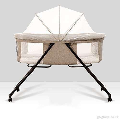 Portable Mobile Bassinet Wheeled baby bed With Mosquito Net