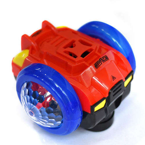 Spider Man Space Car with 3D Lights & Music Bump & Go Toy for Kids