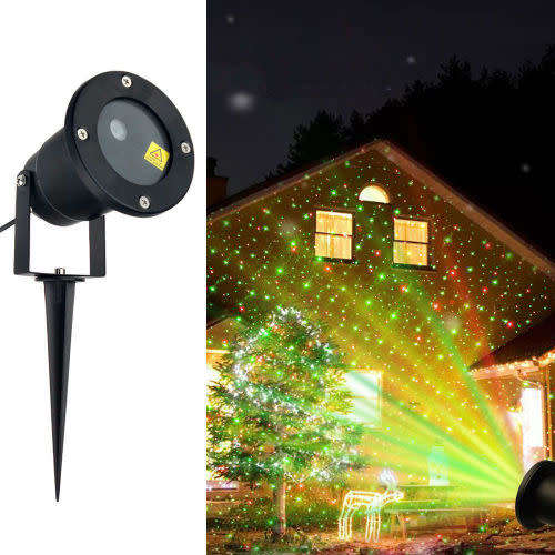 Waterproof Outdoor Landscape Garden Projector Moving Laser Xmas Stage Light
