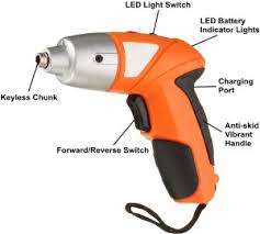 Cordless Rechargeable Handy Drill Screwdriver 45pcs