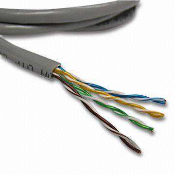 100M UTP solid CAT5 cable for cctv / internet cable