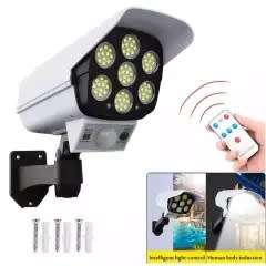 Dummy Camera Solar Sensor Light Wall 77 LED Lights