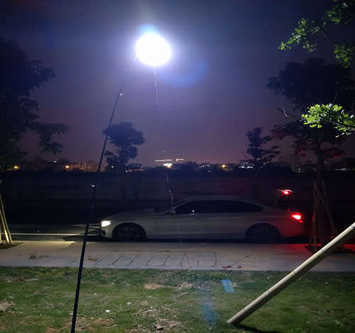 Outdoor Multifunction Camping Fishing Field LED Emergency Light 12V 500W