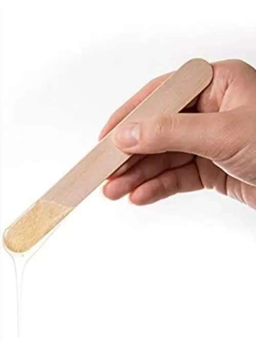 Wax Wooden Spatulas Hair Removal Wax Sticks 50 pieces