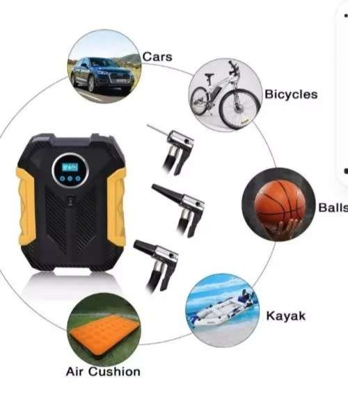 Portable Car Air Pump With Mechanical Indicator