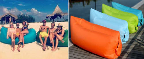 Inflatable Air Sofa Magica Lounger ---- yellow colour