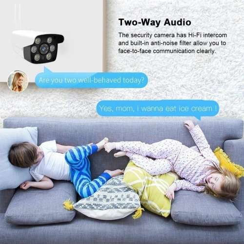 HD 1080P WiFi Security IP Camera CCTV IP66 Waterproof for Outdoor Indoor