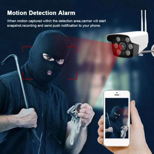 HD 1080P WiFi Security IP Camera CCTV IP66 Waterproof for Outdoor Indoor