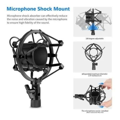 Professional Condenser Microphone With Sound Card