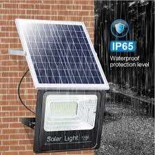 60W- SOLAR LED FLOOD LIGHT with remote