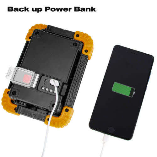 20W COB Led Rechargeable Work Light Super Bright Floodlight