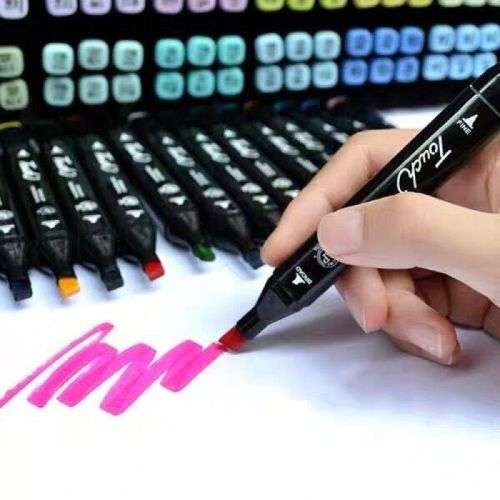 60 Colour Double Head Permanent colour  Markers