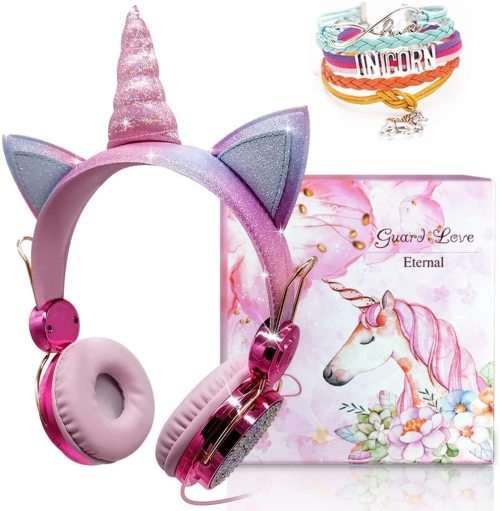 wireless  Unicorn Headphones  for girls