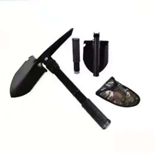 Tool engineering shovel shovel vehicle stainless steel four-in-one multifunctional folding shovel ga