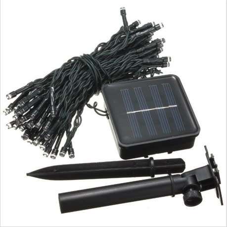 10m Solar Garden LED Decorative Lights - warm white