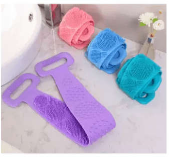 Food Grade Silica Gel Bath Towel Silica gel Bath Towel Rub Brush