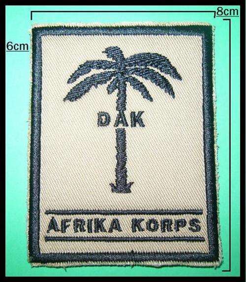 German Afrika Korps Patch Reproduction No4