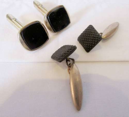 Interesting pieces, array of collectible cuff links, including rare shipping cuff links, tie clip!!!