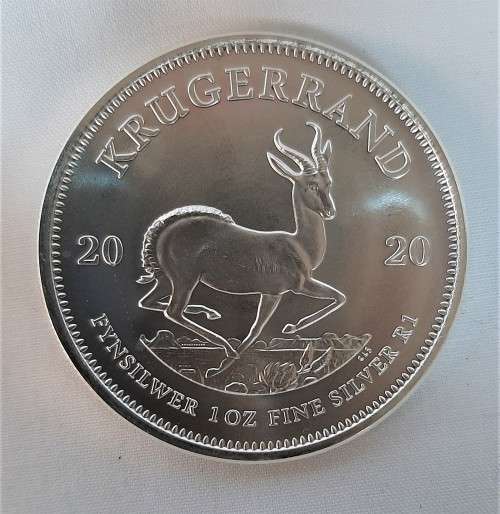 FOUND ANOTHER ONE DEFINITELY THE LAST ONE~Solid Fine 999 silver R1 Kruger coin Uncirculated.