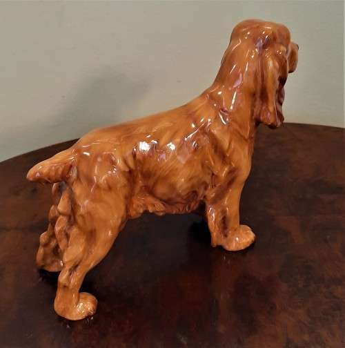 Scarce Large Royal Doulton Red Cocker Spaniel Dog in excellent condition HN 1187K damage free!