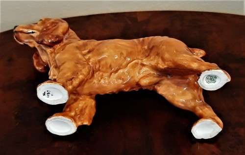 Scarce Large Royal Doulton Red Cocker Spaniel Dog in excellent condition HN 1187K damage free!