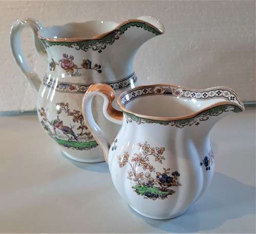 Vintage Spode Eden, Two large jugs and a cake plate, all for one bid.