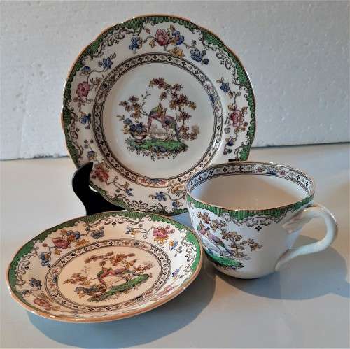Vintage Spode Eden Pattern-4 Trios in excellent condition Bargain Price!!